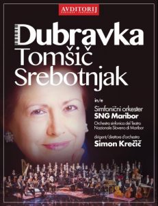 Dubravka Tomšič Srebotnjak in Simfonični orkester SNG Maribor @ Avditorij Portorož | Piran | Slovenia