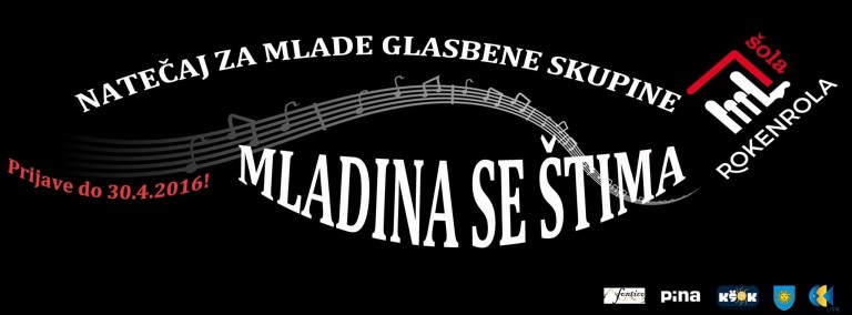 Mladina se štima: Natečaj za mlade glasbene skupine