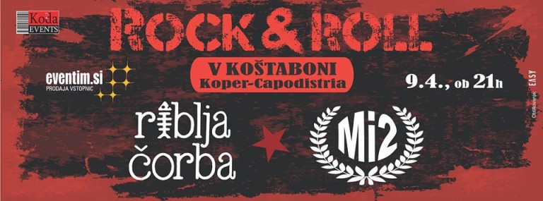 Vstopnici za koncert  rocknroll v Koštaboni