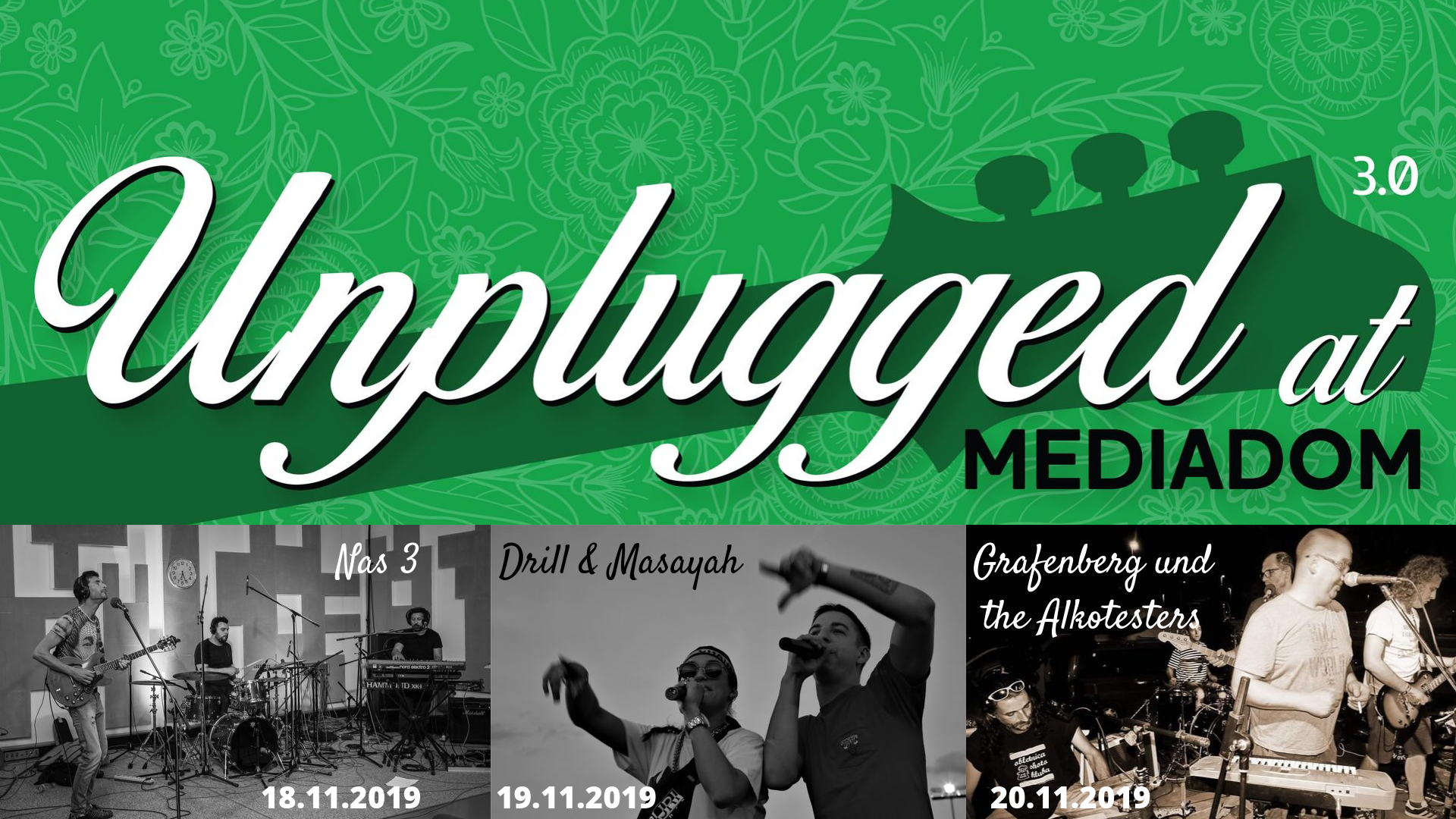 Unplugged at Mediadom tudi tretjič – sklop akustičnih koncertov obalnih glasbenikov