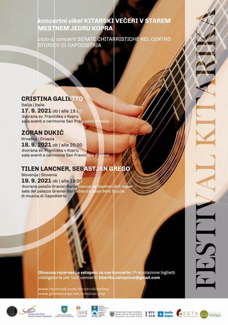V Kopru se bodo na Festivalu Kitarika predstavili virtuozi klasične kitare
