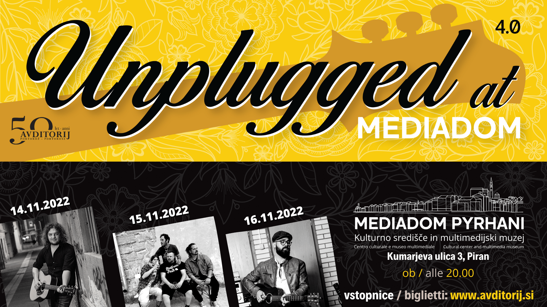 Unplugged at Mediadom 4.0 – Vrača se sklop akustičnih koncertov lokalnih glasbenikov v piranskem Mediadomu