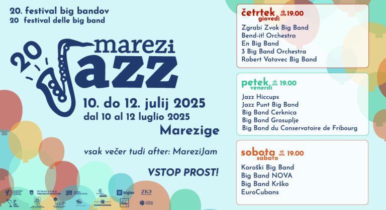 MareziJazz 2025 – 20. festival big bandov